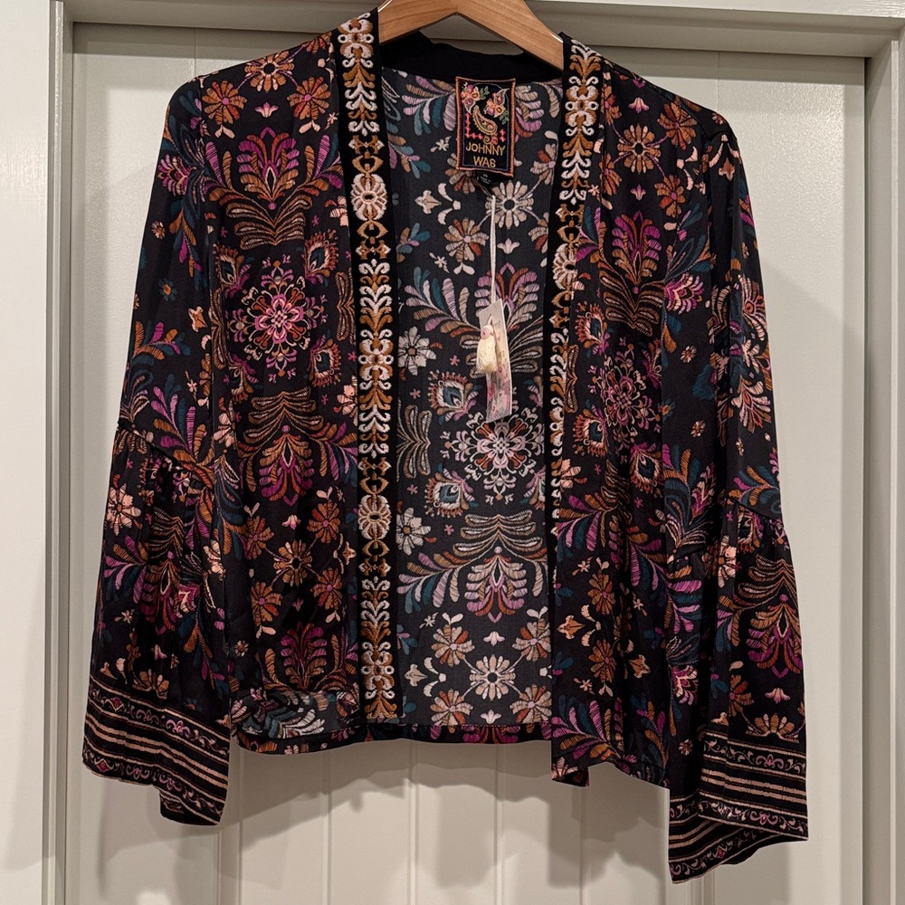 Floral Silk Kimono